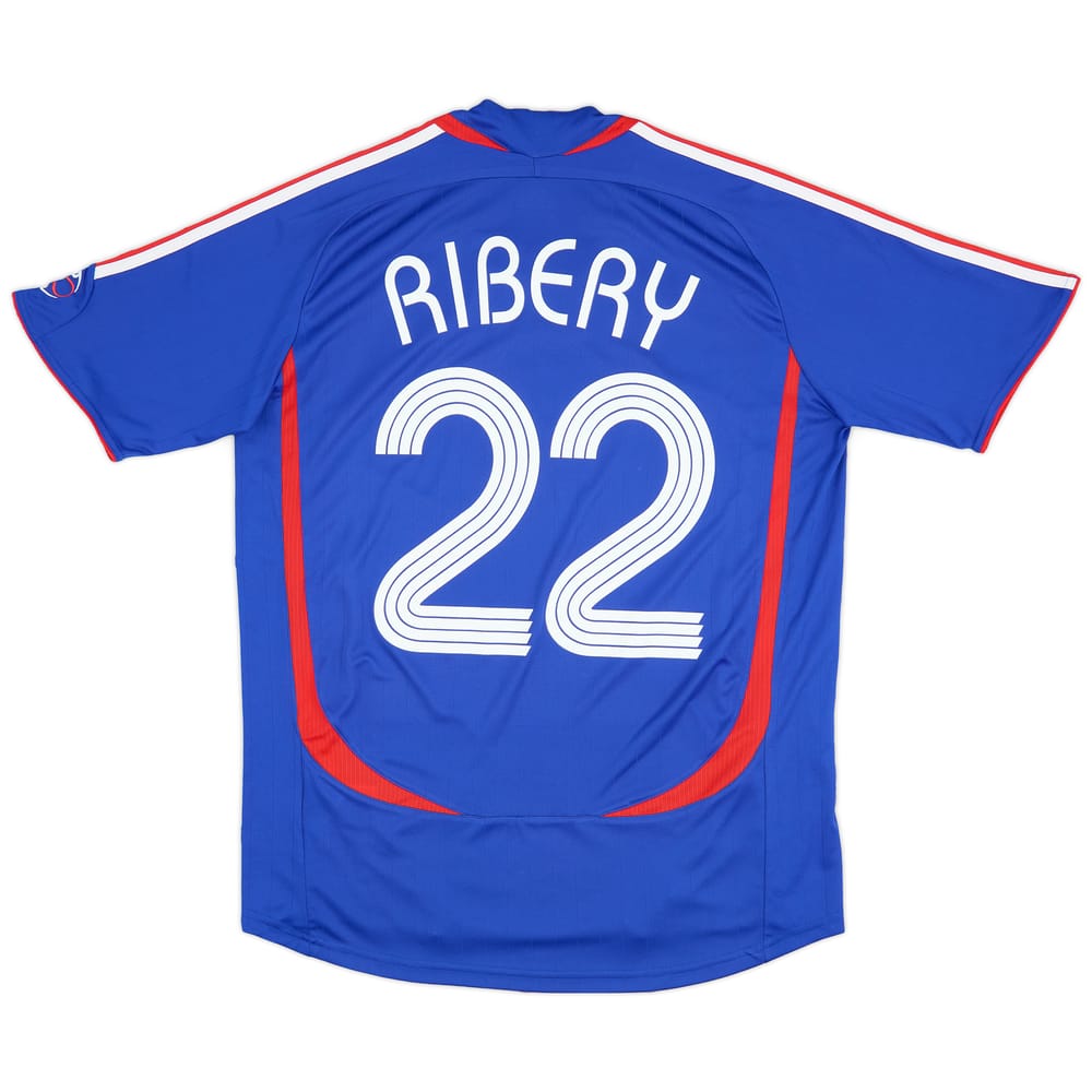 2006-07 France Home Shirt Ribery #22 - 9/10 - (M)