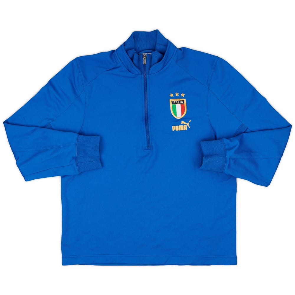 2004-06 Italy Puma 1/2 Zip Drill Top - 8/10 - (L)
