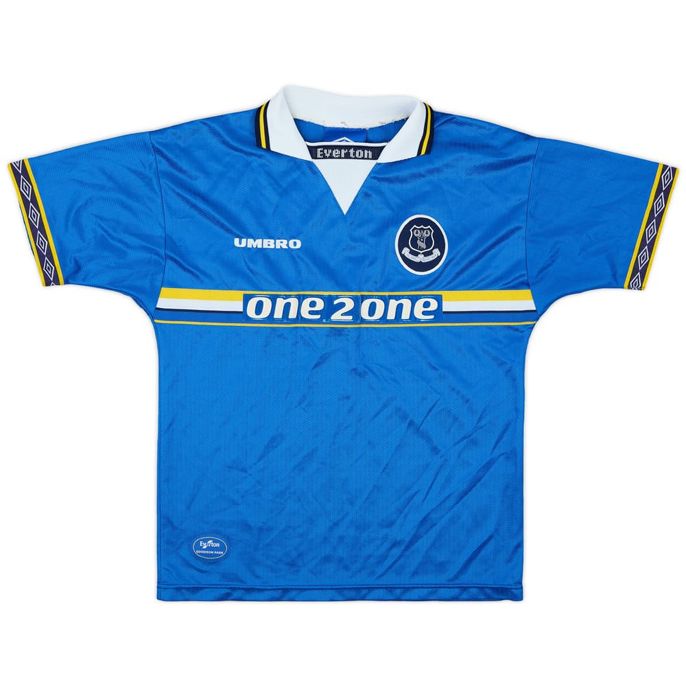 1997-99 Everton Home Shirt - 8/10 - (L.Boys)