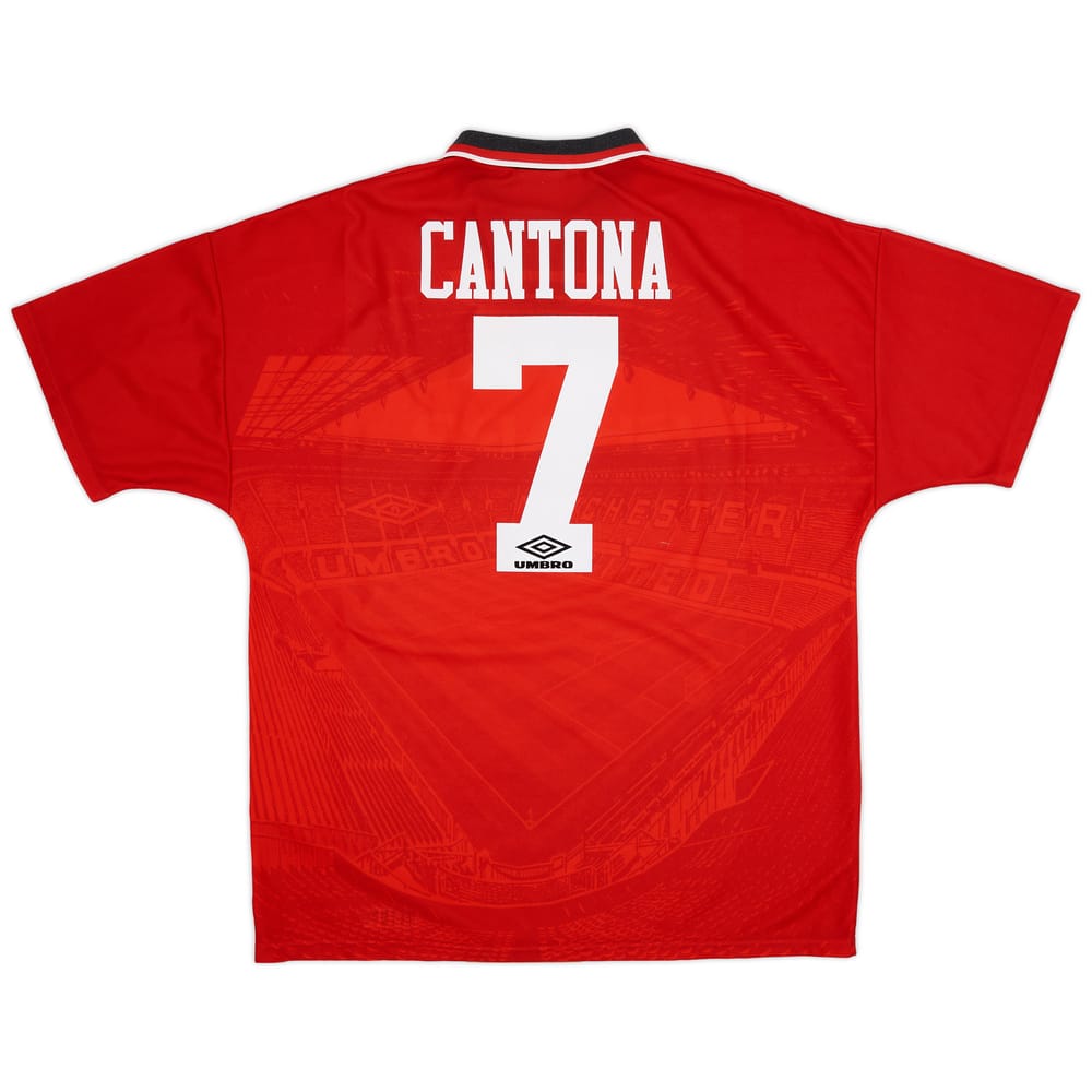 1994-96 Manchester United Home Shirt Cantona #7 - 6/10 - (XL)