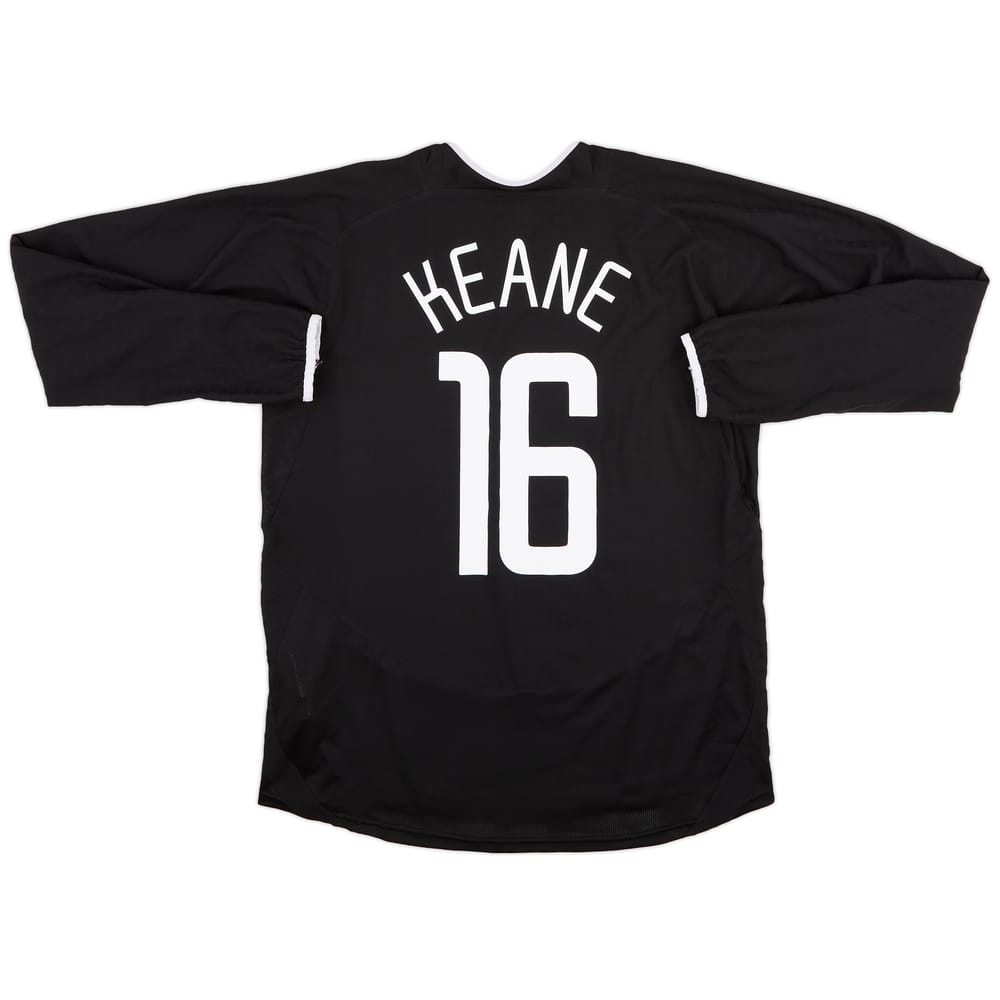 2003-05 Manchester United Away L/S Shirt Keane #16 - 9/10 - (L)