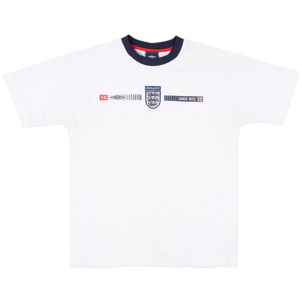 2000-01 England Umbro Training Shirt - 5/10 - (M)