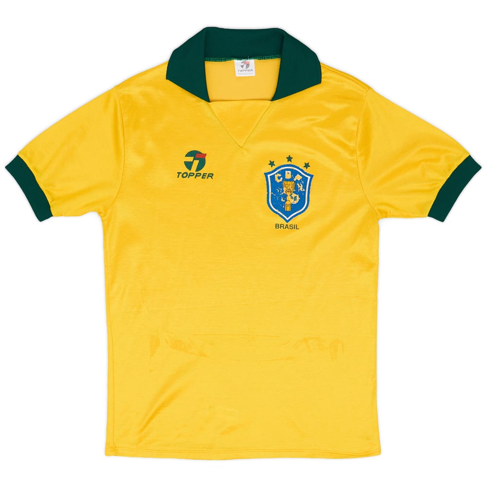 1990 Brazil Home Shirt - 5/10 - (S)