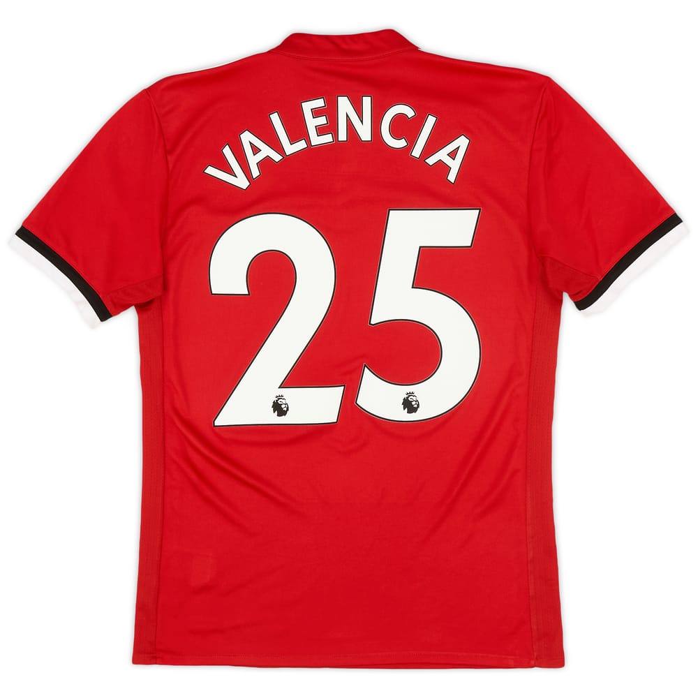 2017-18 Manchester United Home Shirt Valencia #25 - 9/10 - (S)