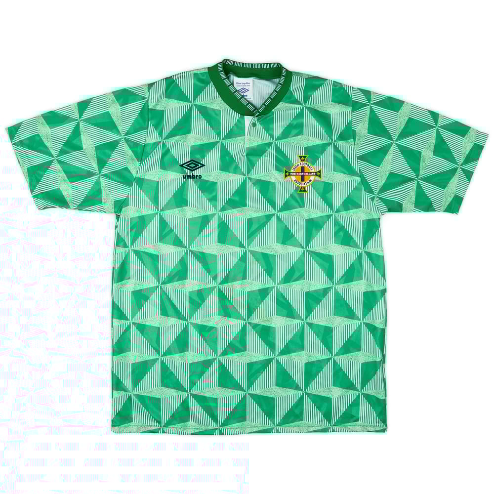 1990-92 Northern Ireland Home Shirt - 9/10 - (L)