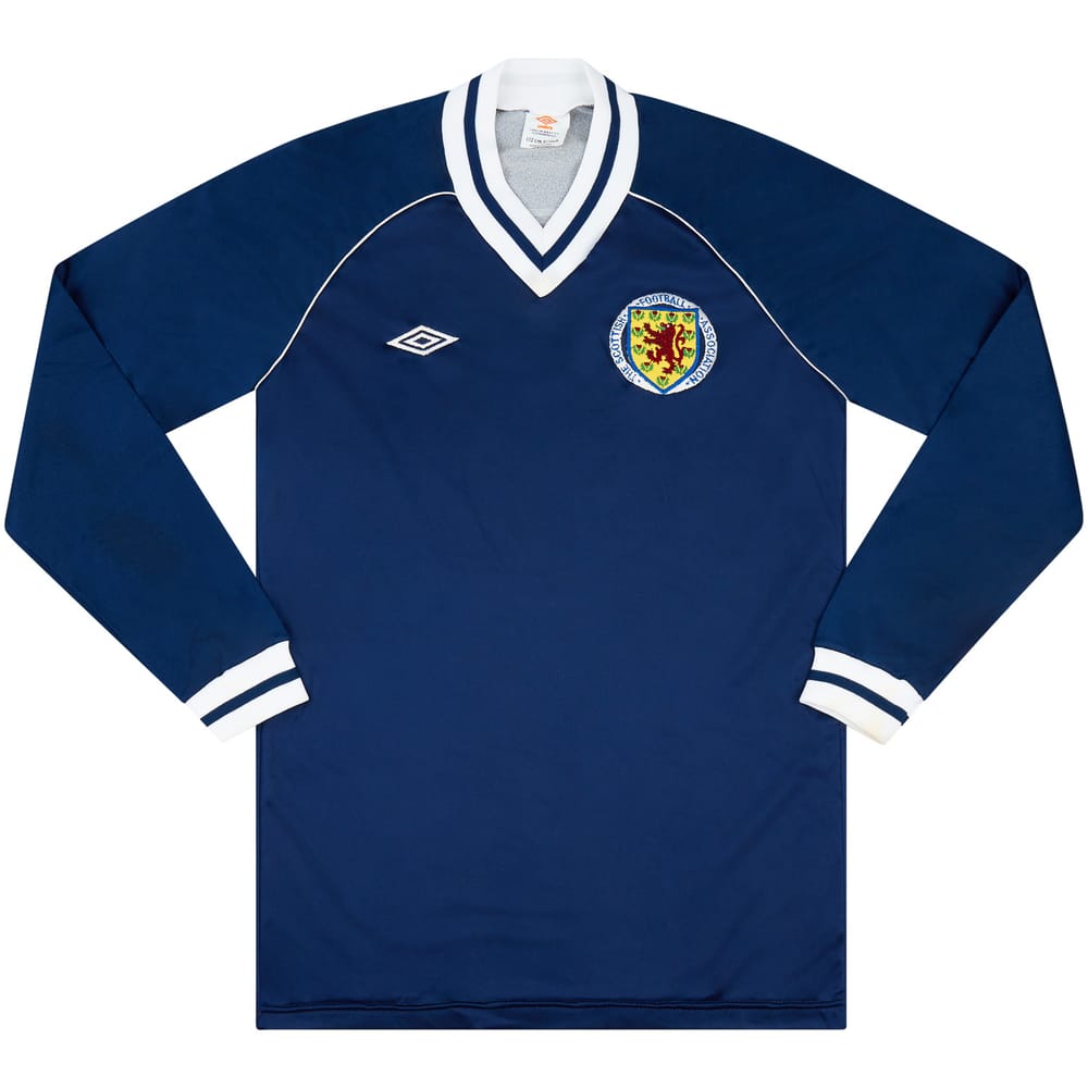 1982-83 Scotland Match Issue Home Shirt #14 (Narey)