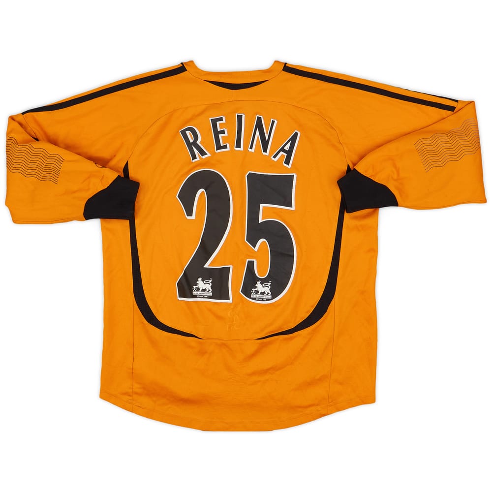 2006-07 Liverpool GK Shirt Reina #25 - 7/10 - (XL.Boys)