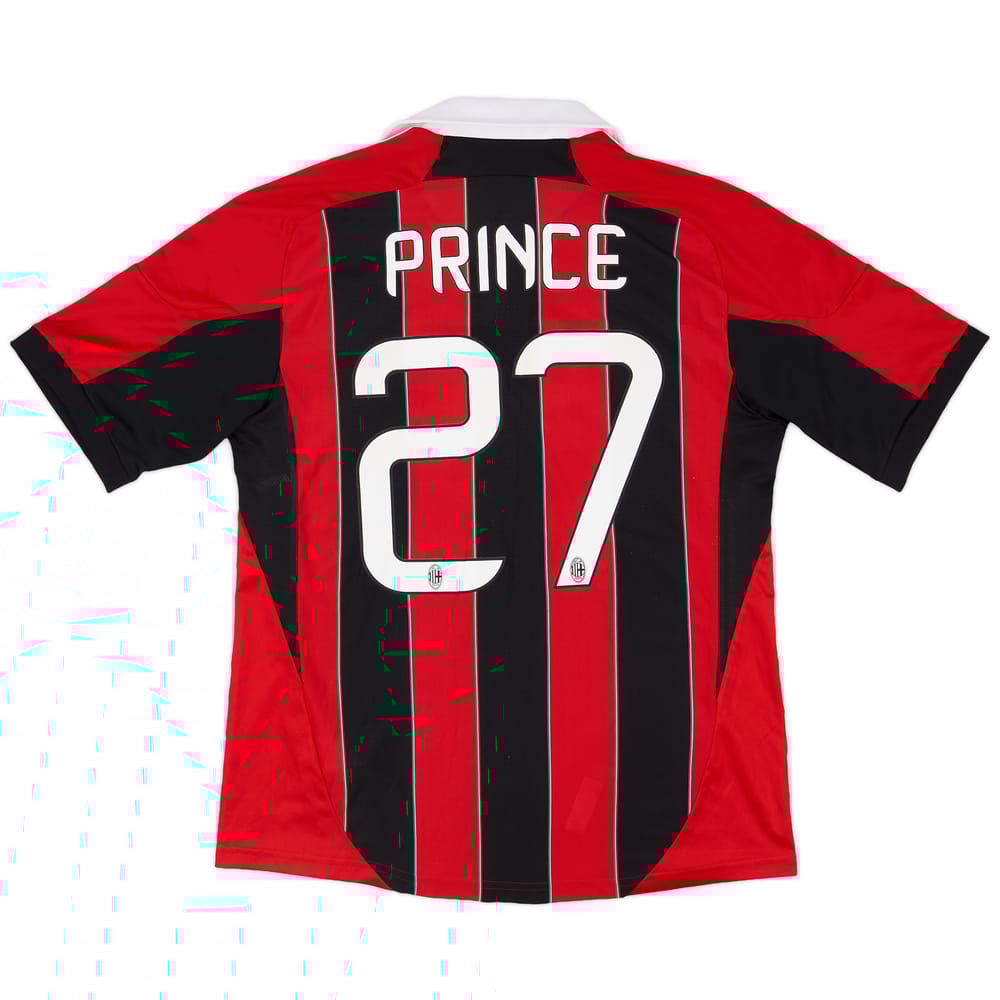 2012-13 AC Milan Home Shirt Prince #27 - 6/10 - (L)