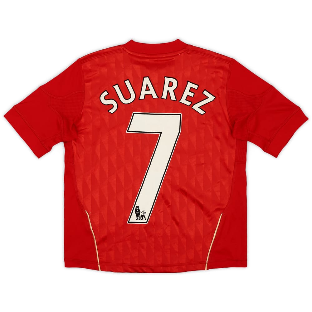 2010-12 Liverpool Home Shirt Suarez #7 - 5/10 - (S.Boys)