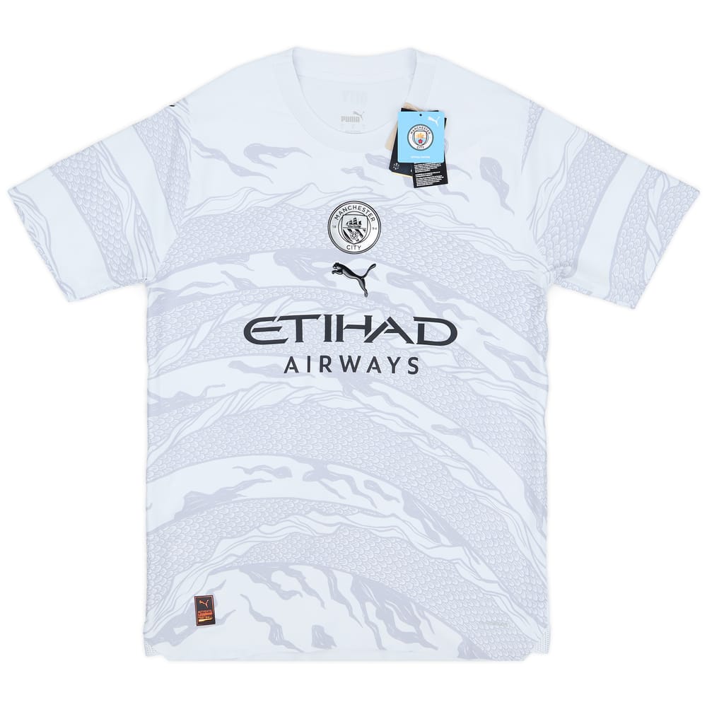 2023-24 Manchester City Player Issue Pre-Match CNY Shirt