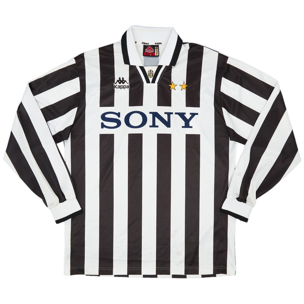 1995-97 Juventus Home L/S Shirt - 6/10 - (XL)