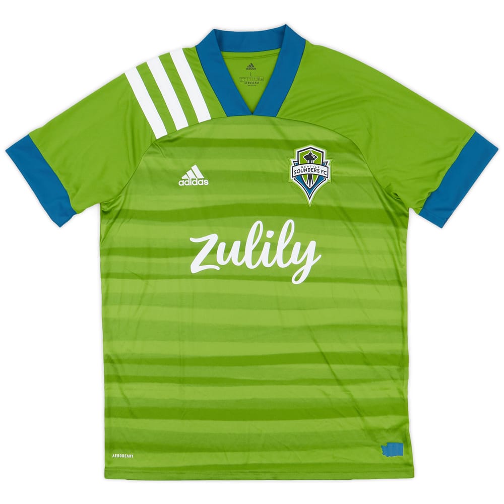 2020-21 Seattle Sounders Home Shirt - 8/10 - (L)