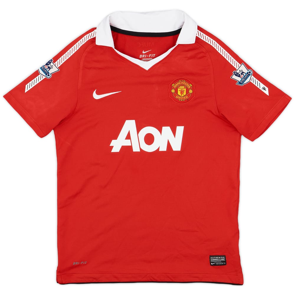 2010-11 Manchester United Home Shirt - 8/10 - (M.Boys)