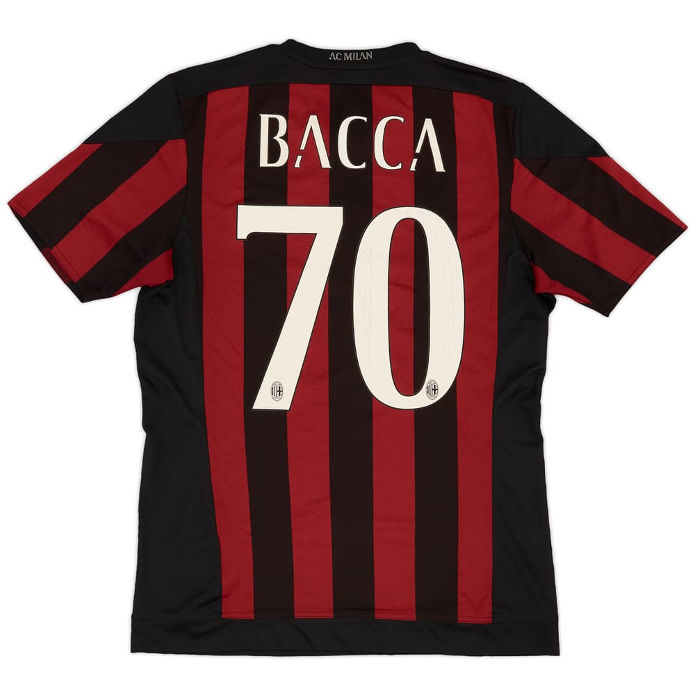 2015-16 AC Milan Home Shirt Bacca #70 - 6/10 - (M)