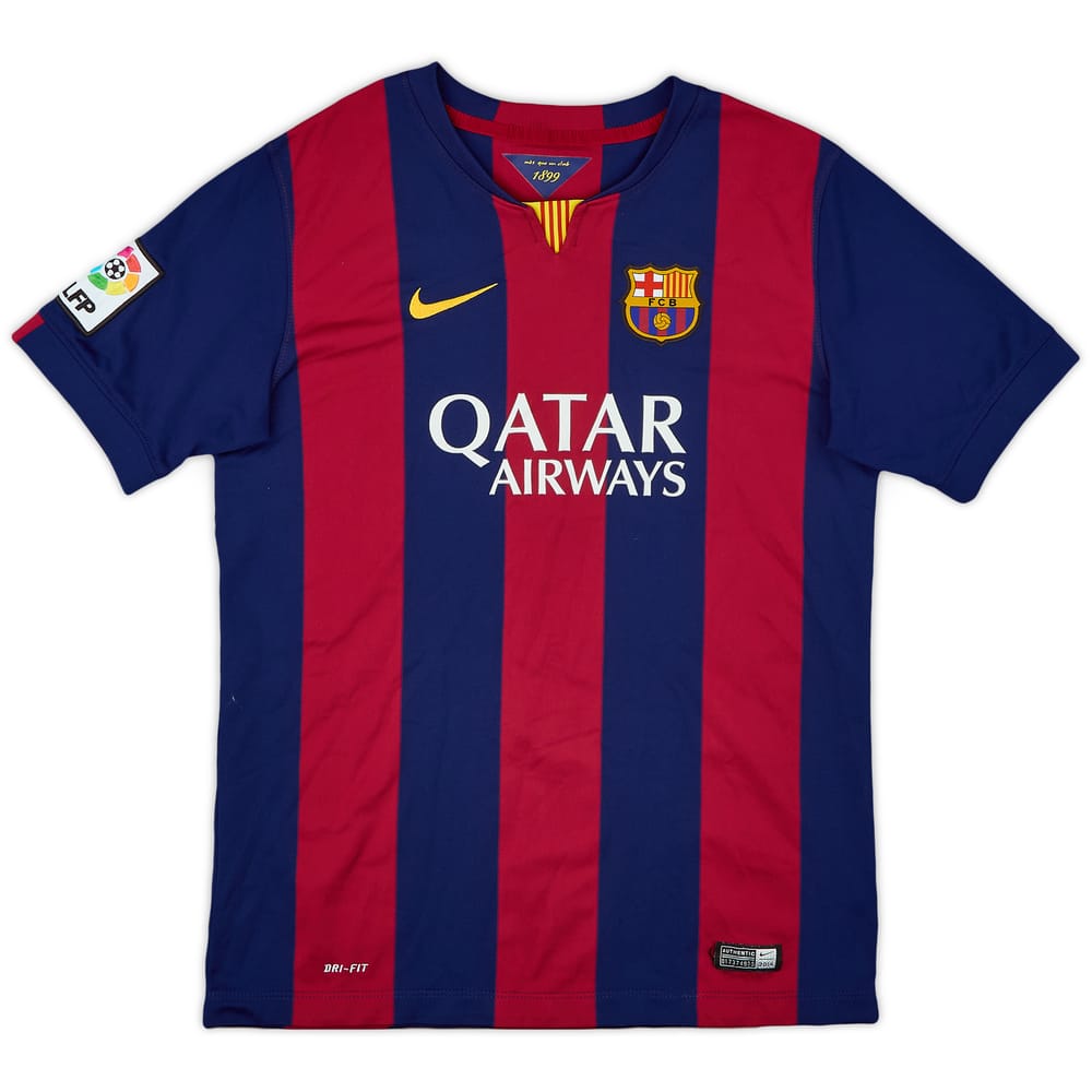 2014-15 Barcelona Home Shirt - 7/10 - (XL.Boys)