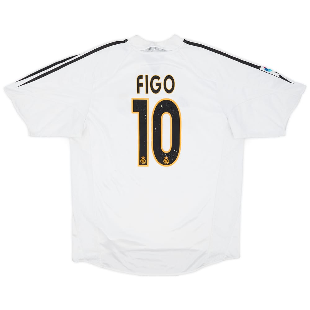 2004-05 Real Madrid Home Shirt Figo #10 - 5/10 - (L)