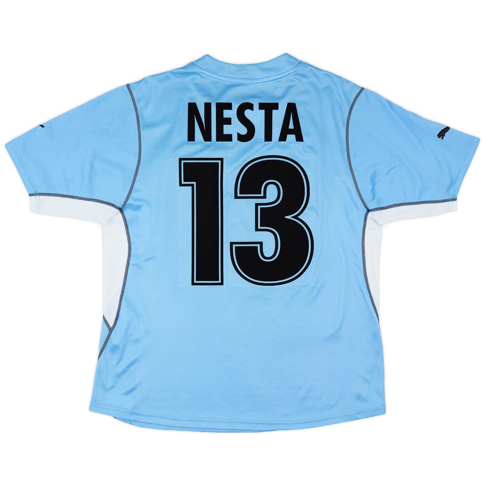 2001-02 Lazio Home Shirt Nesta #13 - 6/10 - (L)