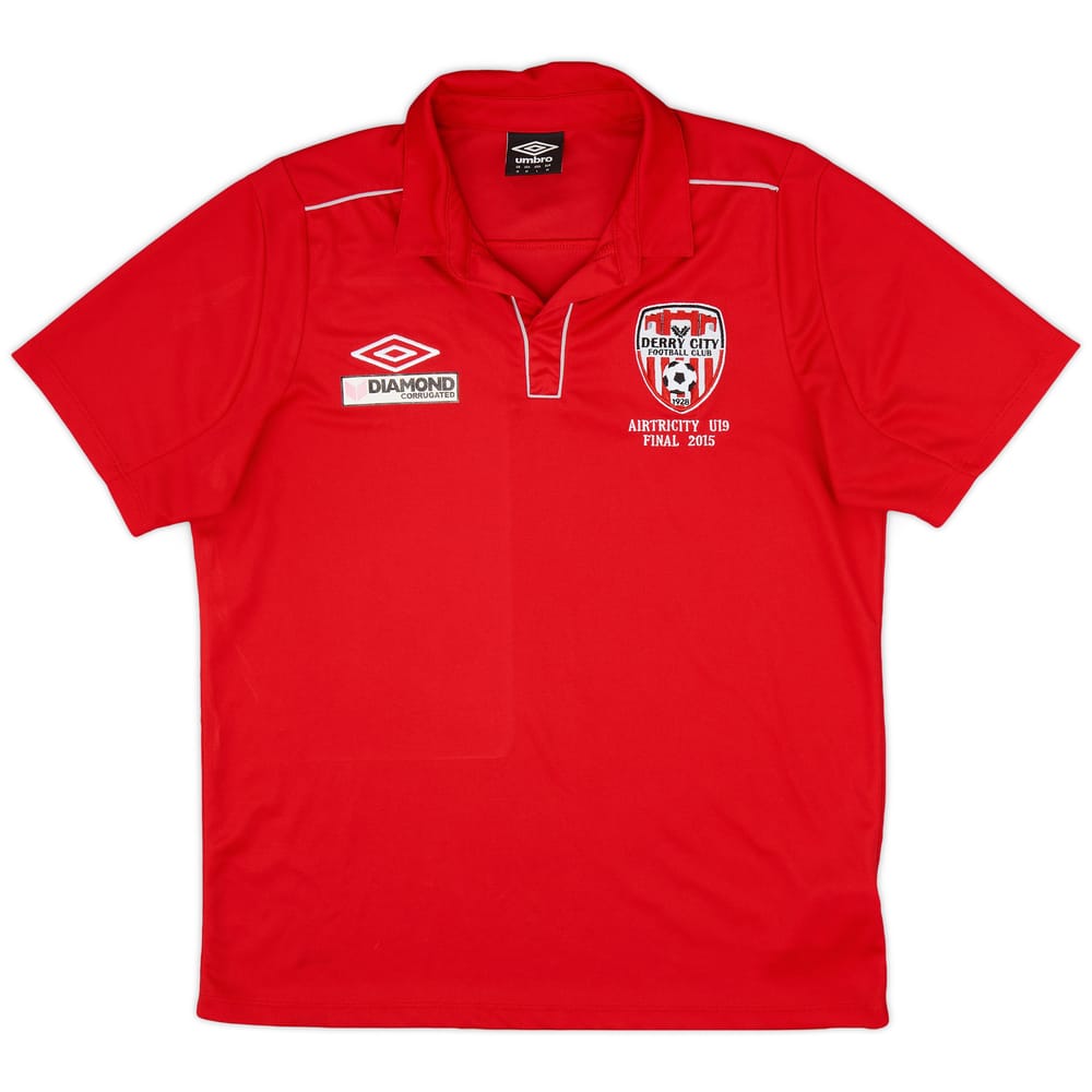 2015-16 Derry City Umbro Polo Shirt - 6/10 - (M)