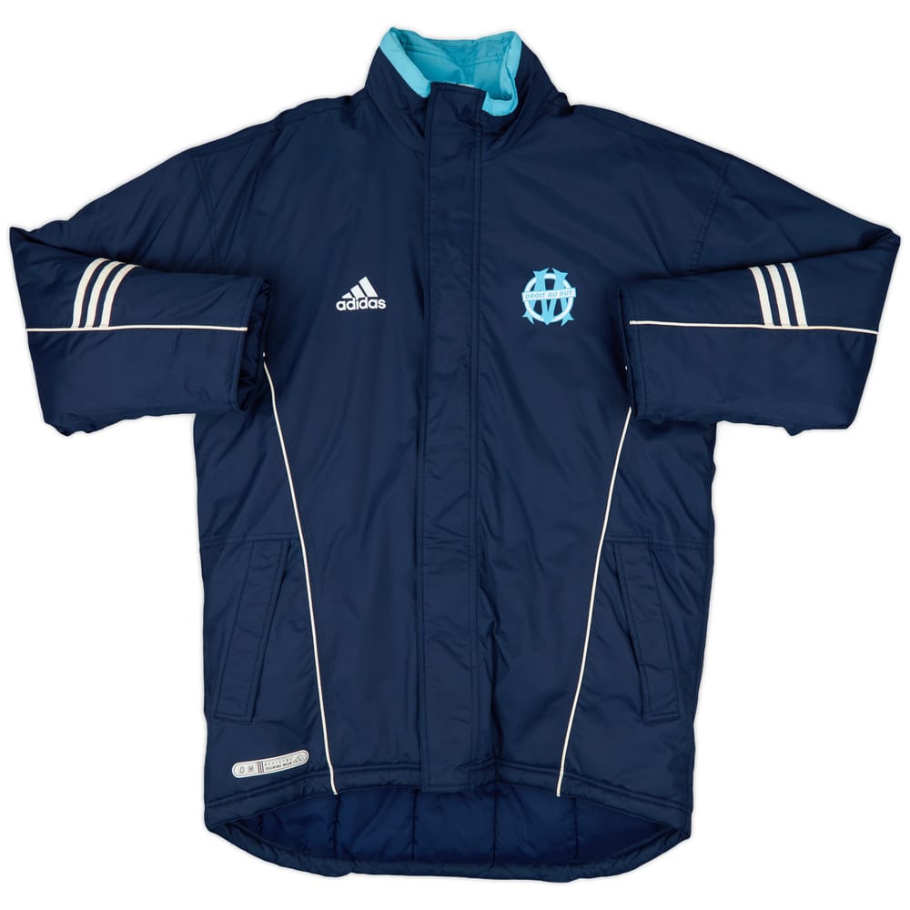 1999-00 Olympique Marseille adidas Padded Bench Coat - 9/10 - (M/L)