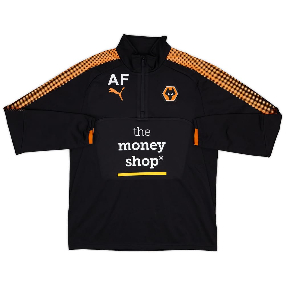 2017-18 Wolves Puma Staff Issue 1/4 Zip Training Top AF - 9/10 - (M)