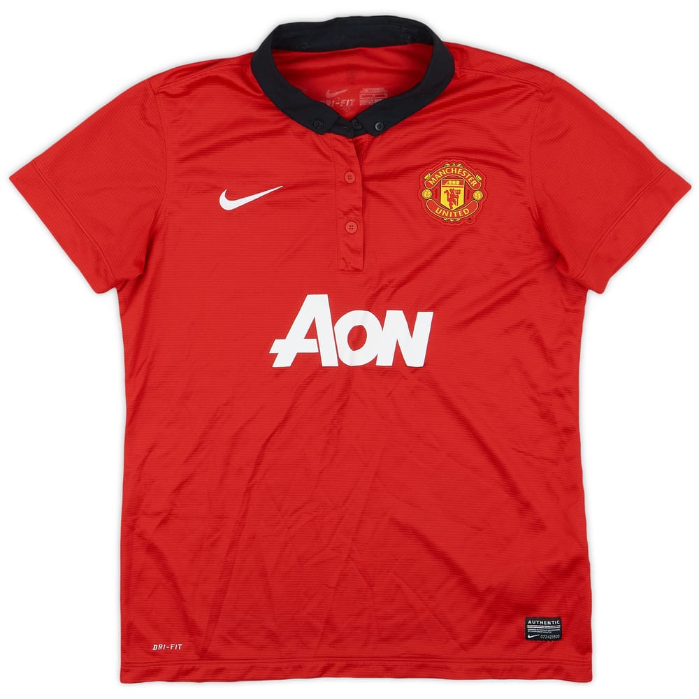 2013-14 Manchester United Home Shirt - 8/10 - (Women's M)