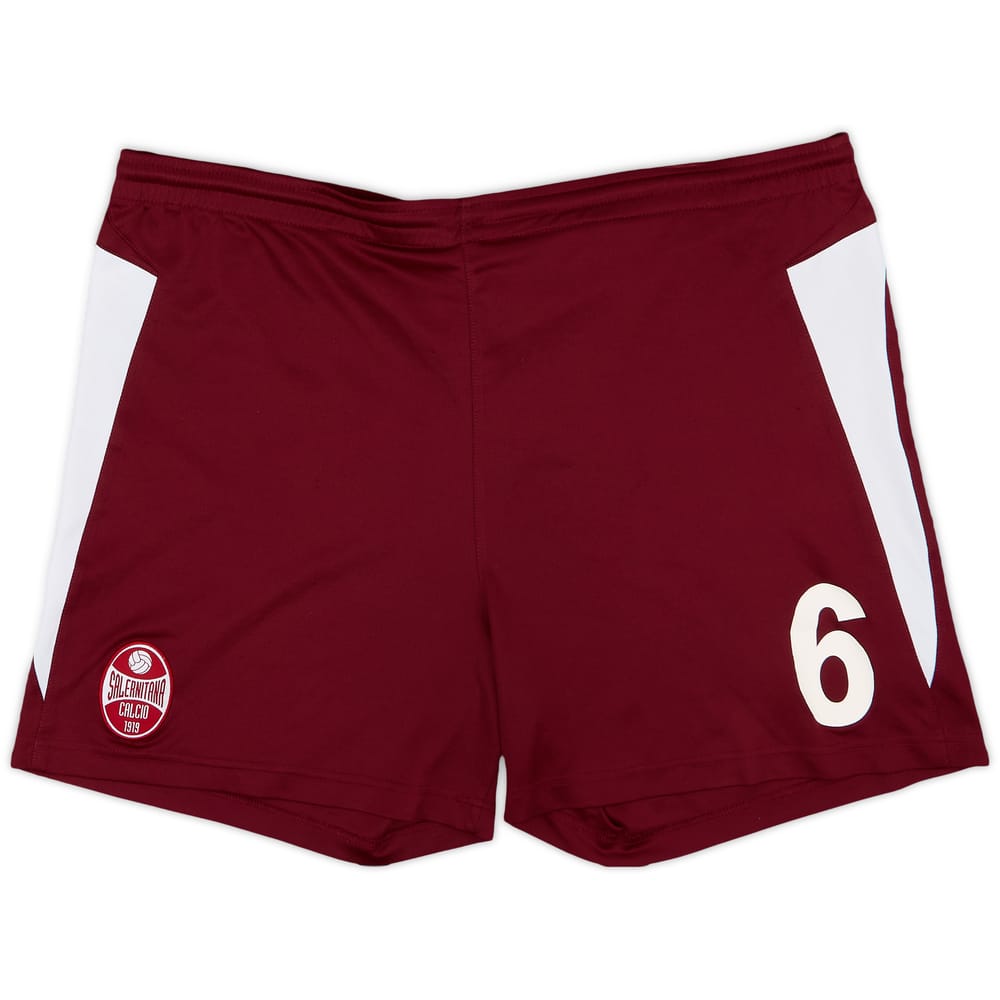 2007-08 Salernitana Home Shorts #6 - 9/10 - (L)