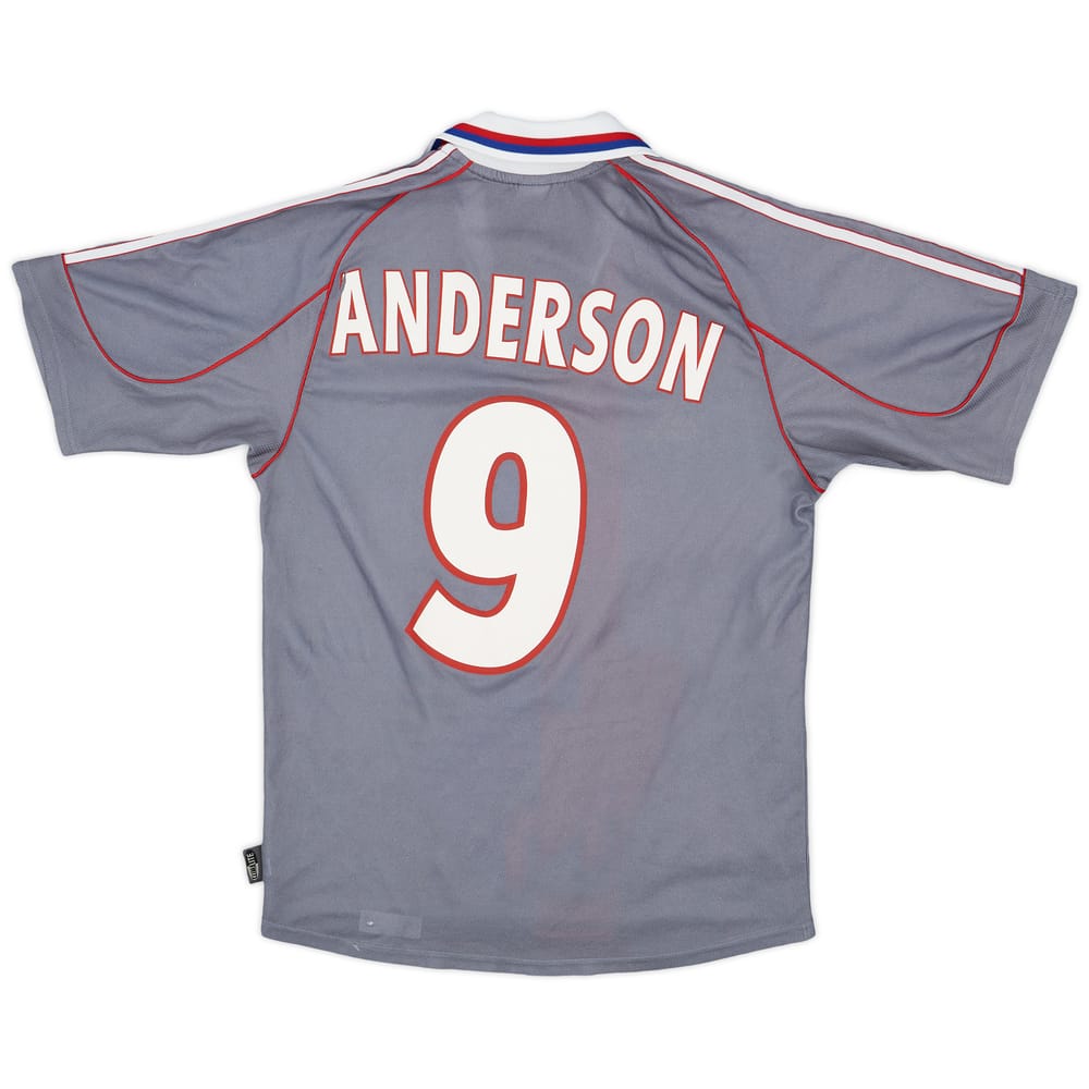 2000-01 Lyon Away Shirt Anderson #9 - 5/10 - (S)