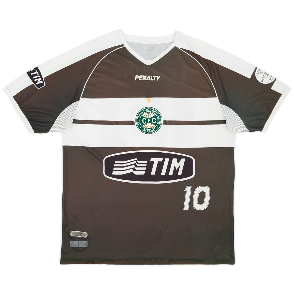 2001 Coritiba Third Shirt #10 - 4/10 - (XL)