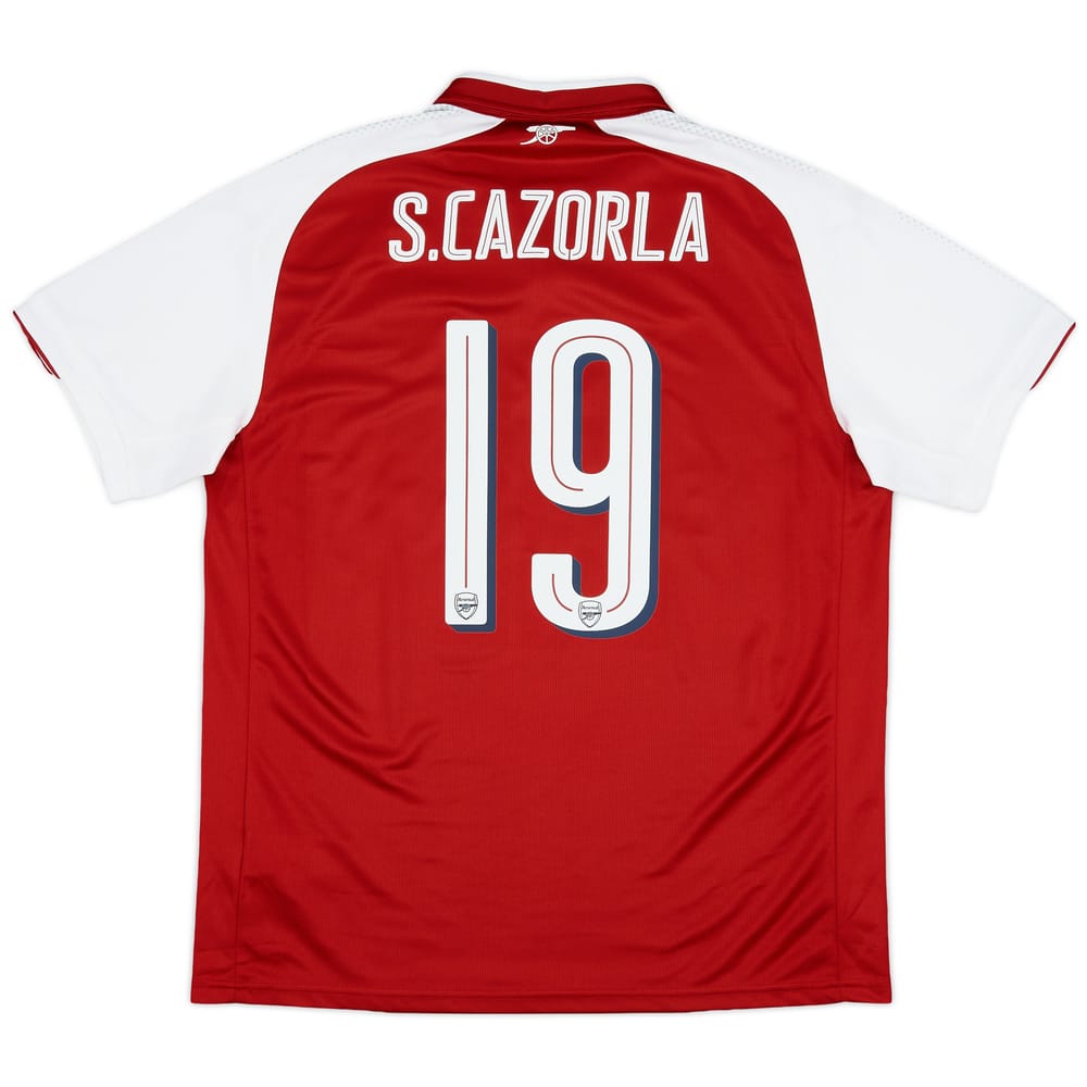 2017-18 Arsenal Home Shirt S.Cazorla #19 - 8/10 - (S)