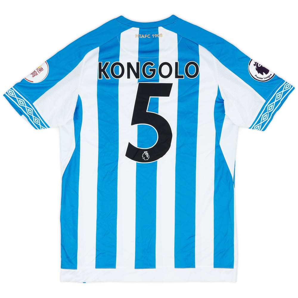 2018-19 Huddersfield Match Issue Home Shirt Kongolo #5