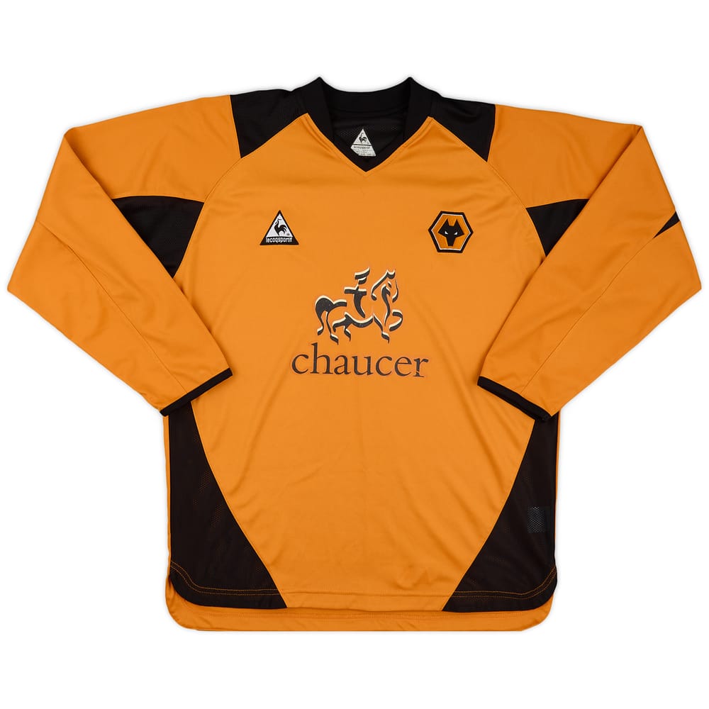 2004-06 Wolves Home L/S Shirt - 8/10 - (S)