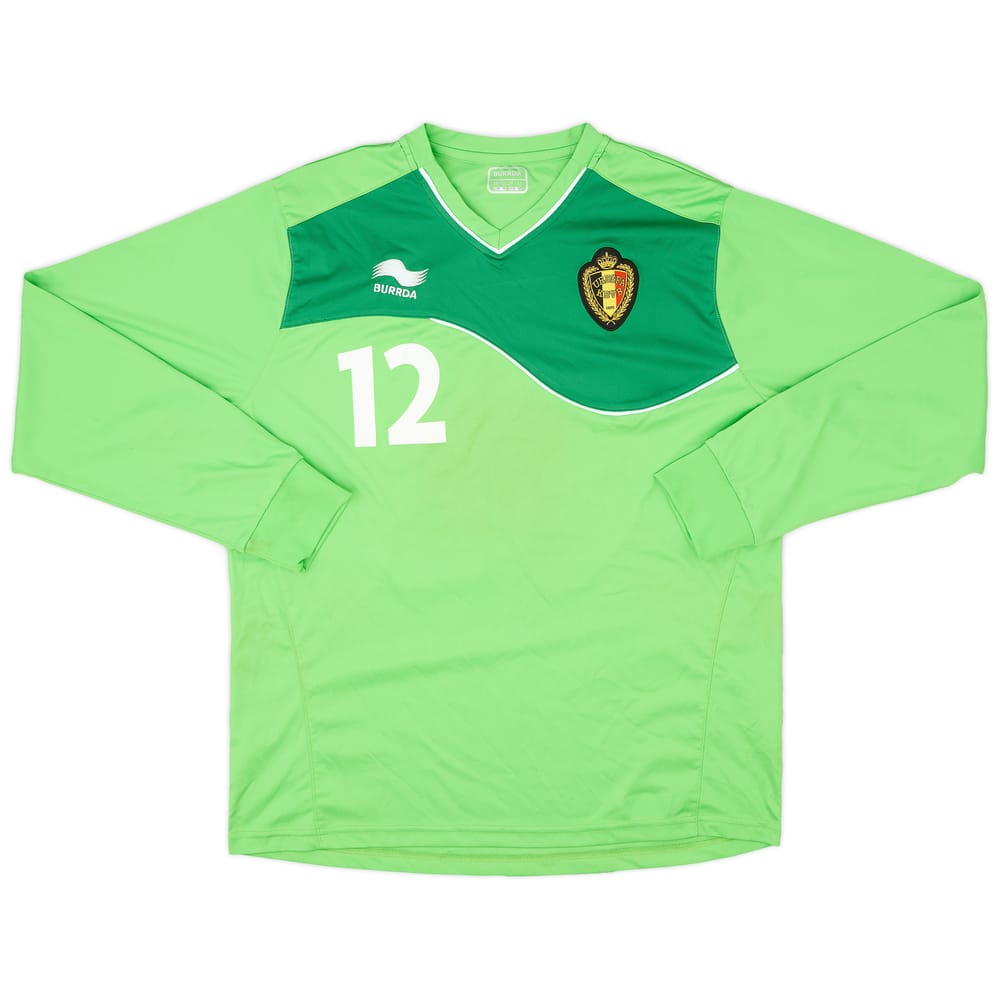 2012-14 Belgium GK Shirt #12 - 8/10 - (M)