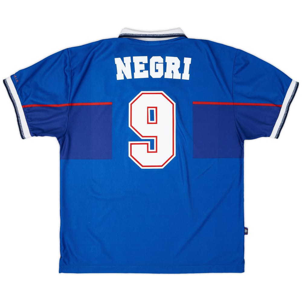 1997-99 Rangers Home Shirt Negri #9 - 9/10 - (XL)