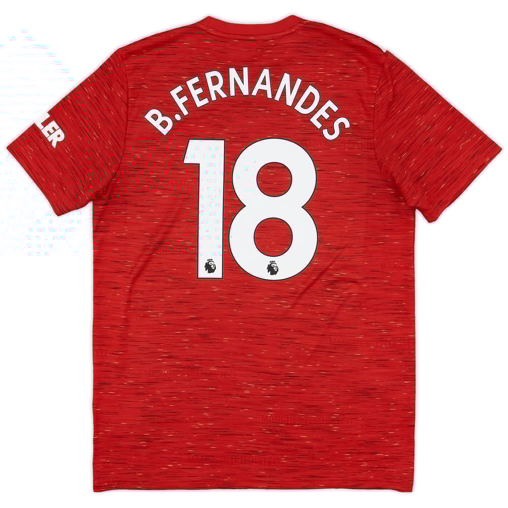 2020-21 Manchester United Home Shirt B.Fernandes #18 - 7/10 - (L)