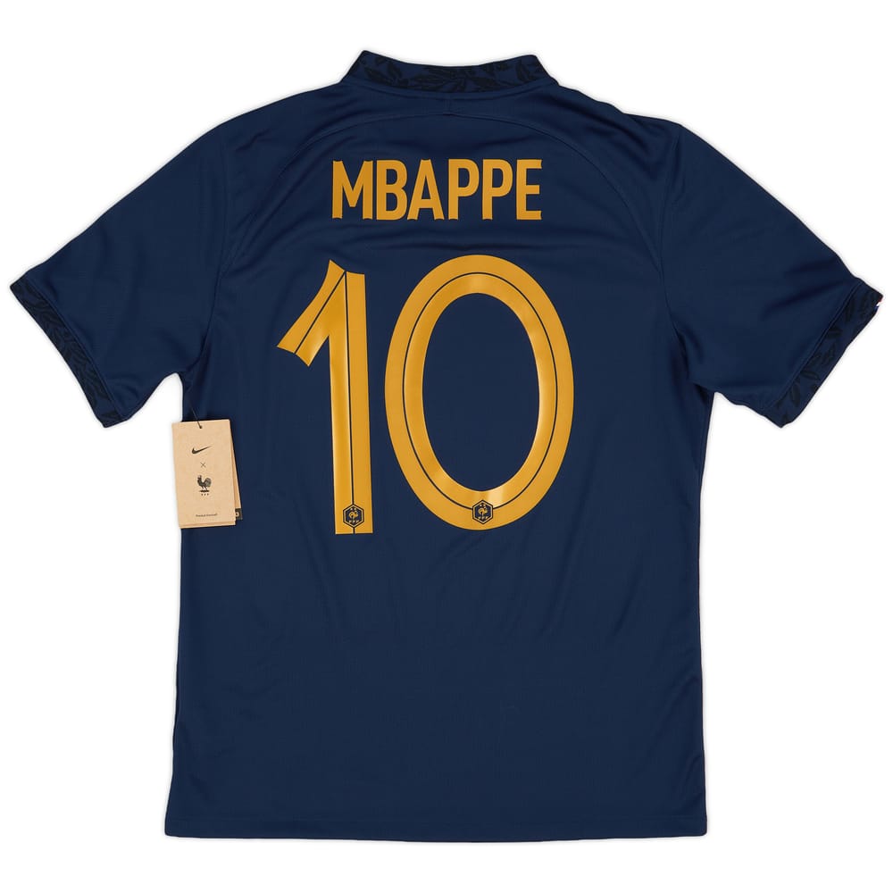 2022-23 France Home Shirt Mbappe #10 (M)