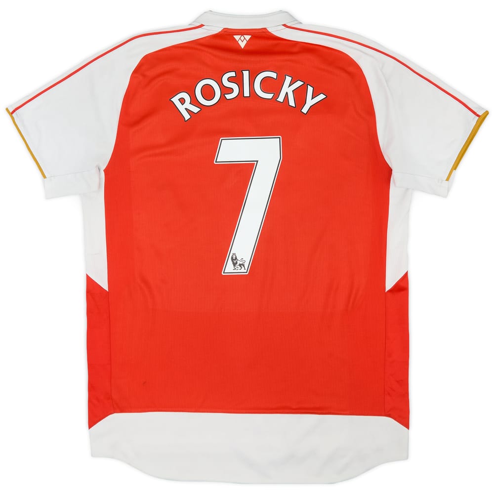 2015-16 Arsenal Home Shirt Rosicky #7 - 6/10 - (L)