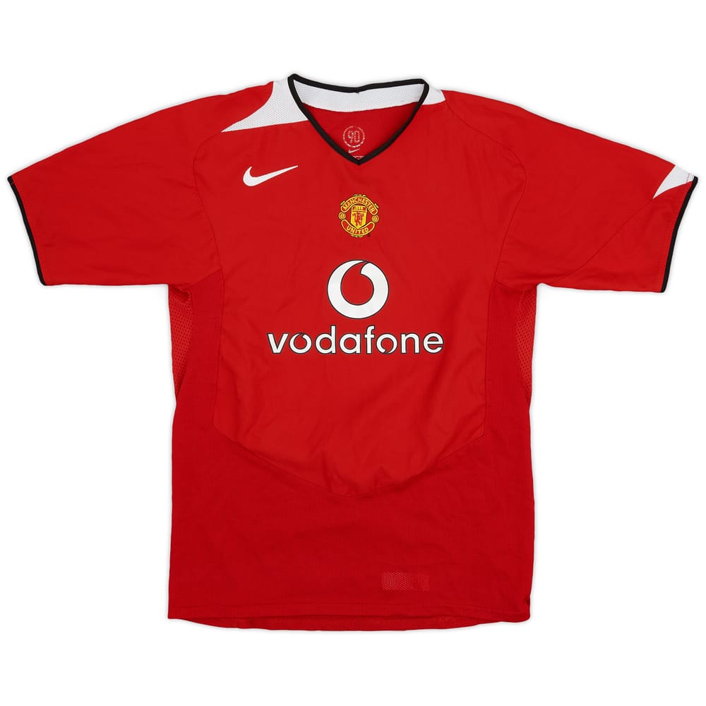 2004-06 Manchester United Home Shirt - 8/10 - (XL.Boys)