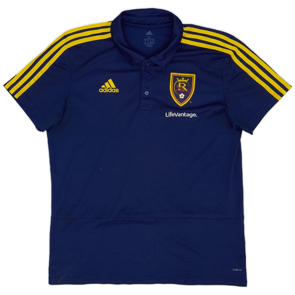 2017-18 Real Salt Lake adidas Polo Shirt - 8/10 - (XL)
