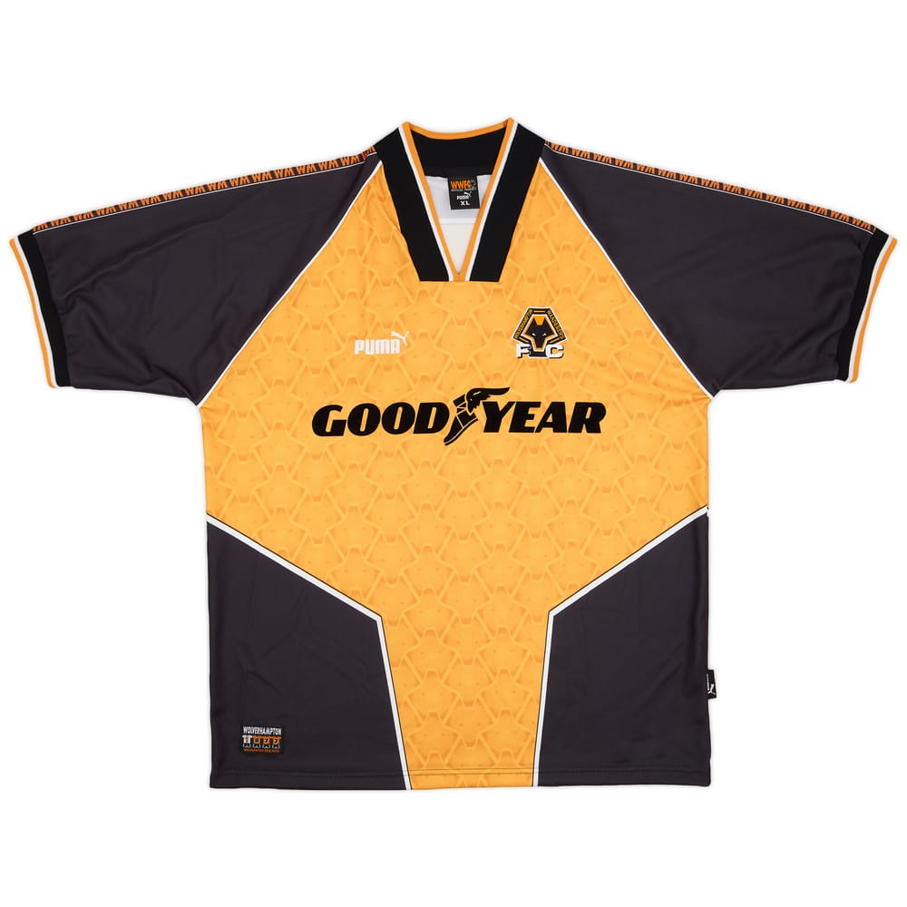 1996-98 Wolves Home Shirt - 9/10 - (XL)