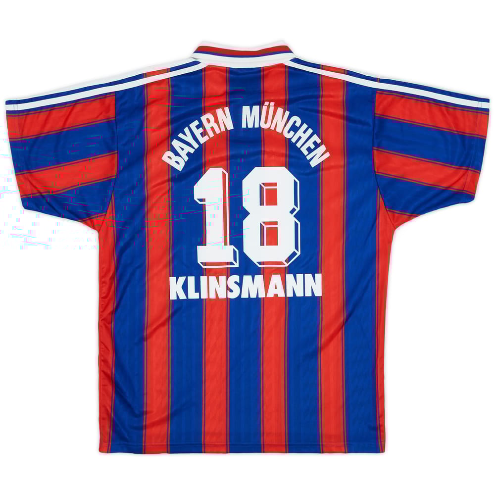 1995-97 Bayern Munich Home Shirt Klinsmann #18 - 8/10 - (M)
