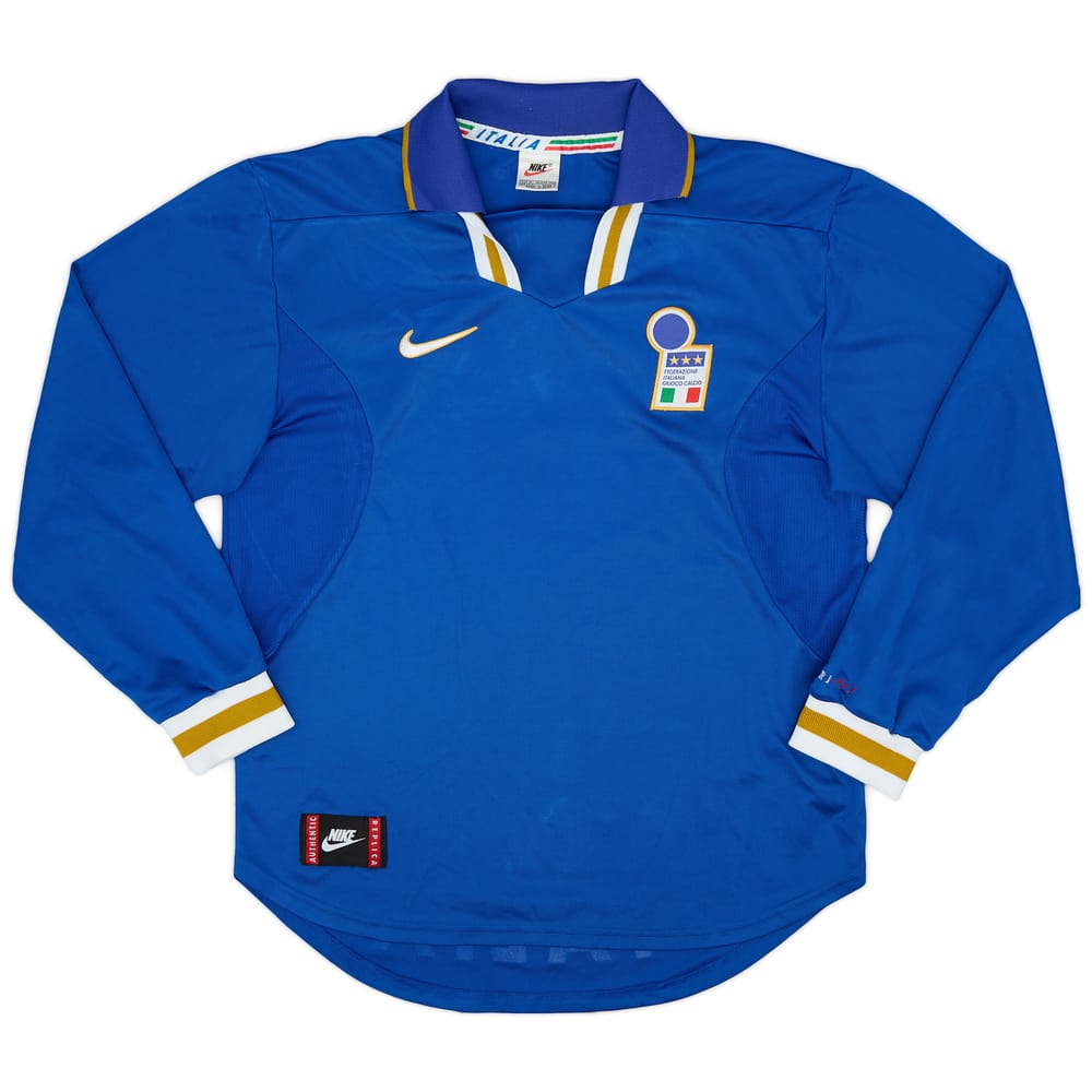 1996-97 Italy Home L/S Shirt - 8/10 - (M)