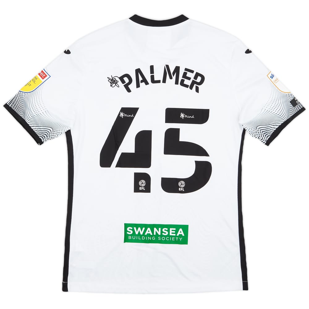 2020-21 Swansea Match Issue Home Shirt Palmer #45
