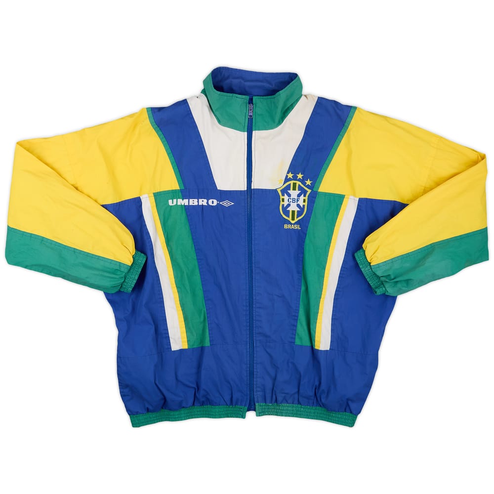 1994-96 Brazil Umbro Track Jacket - 6/10 - (L)