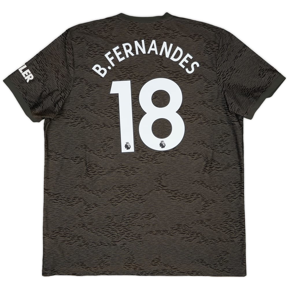 2020-21 Manchester United Away Shirt B.Fernandes #18 - 6/10 - (XXL)