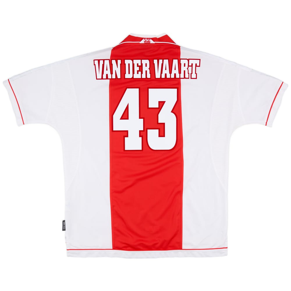 1999-00 Ajax Home Shirt Van Der Vaart #43 - 9/10 - (XXL)