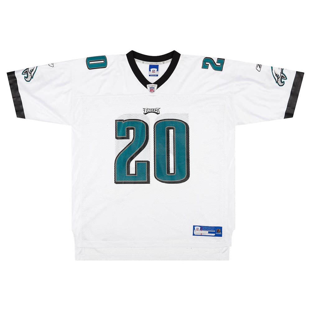 2005-06 Philadelphia Eagles Dawkins #20 Reebok On Field Jersey (Away) XXL