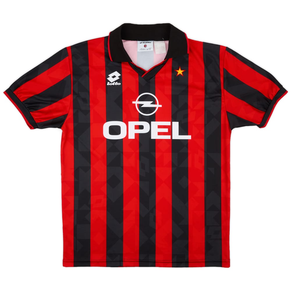 1994-95 AC Milan Home Shirt - 9/10 - (L)