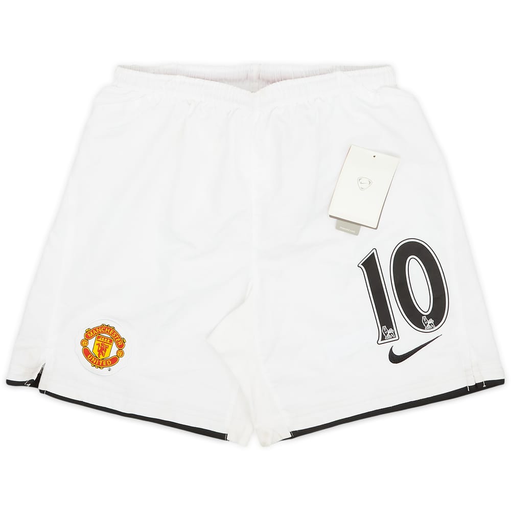 2007-09 Manchester United Home Shorts #10 (Rooney) (S.Boys)