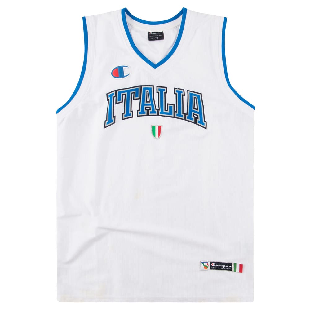 2000s Italy National Basketball Team Champion Jersey (Away) S