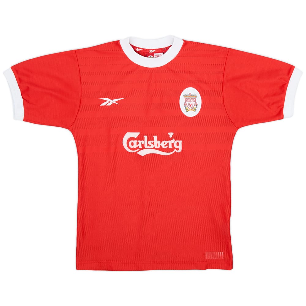 1998-00 Liverpool Home Shirt - 9/10 - (XL.Boys)